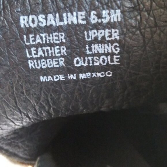 Black Leather Double Sided Zips/ Lace Up Combat Boots with Lugged Soles Sz 6.5 - Picture 7 of 11